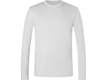 super.natural Casual Rib Bio J LS Herren, cashmere grey melange