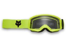 Fox Youth Main Core Goggle, Clear / fluorescent yellow