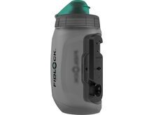 Fidlock Twist Single Bottle 450 Antibacterial, transparent black/light green