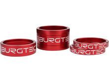 Burgtec Stem Spacers, race red