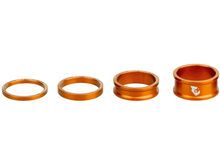 Wolf Tooth Precision Headset Spacers - 3/5/10/15 mm Kit, orange