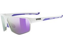 uvex axos set, Mirror Purple / white matt