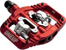 OneUp Components Clip Pedals, red