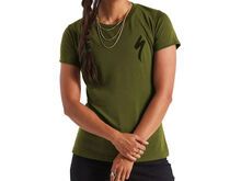 Specialized S-Logo T-Shirt Damen kurzarm, olive green