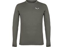 Salewa Puez Melange Dry’Ton Langarm Tee Herren, faded green melange