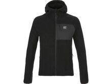 2117 of Sweden Men’s Wool Pile Hoodie Skord, black