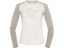 Norrona femund pureUll Long sleeve W's, whisper white