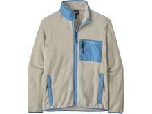 Patagonia Men's Synchilla Jacket, oatmeal heather w/shore blue