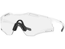 Oakley Cybr Zero Cyber Collection, Clear To Black Iridium Photochromic / matte white