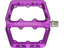 Wolf Tooth Waveform Aluminium Pedals - Large, ultraviolet purple