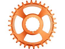 Burgtec Cinch Thick Thin Chainring, iron bro orange