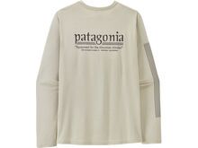 Patagonia Men's Long-Sleeved Cap Cool Daily Shirt - Hut Tripper, dyno white