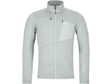 Ortovox Merino Fleece Grid Jacket M, grey ice