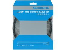 Shimano Schaltzug-Set MTB Edelstahl - 1x 2.100 mm, schwarz