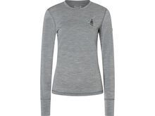 super.natural Tundra175 Bunny LS Damen, cashmere grey melange/various