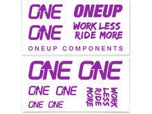 OneUp Components Decal Kit Carbon Handlebar, purple