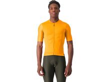 Castelli Espresso Jersey, vivid orange/dark gray