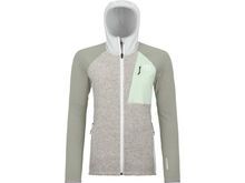 Ortovox Merino Fleece Grid Plus Classic Knit Hoody W, grey ice