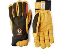 Hestra Ergo Grip Active 5 Finger, dark forest/natural brown