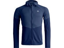 Ortovox Merino Fleece Light Grid Hoody M, deep ocean