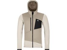 Ortovox Merino Fleece Grid Hoody M, white chalk