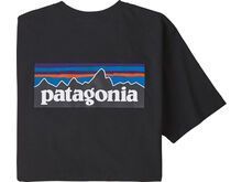Patagonia Men's P-6 Logo Responsibili-Tee, black