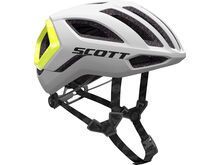Scott Centric Plus Helmet, rainbow white/radium yellow