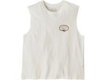 Patagonia Women's Clean Climb Roots Boxy Organic Tank, white