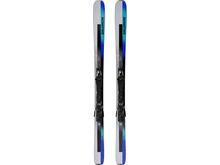 Salomon Stance 80 + M11 GW, silver met./turquoise/race blue