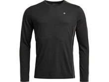 Ortovox 185 Rock'n'wool Long Sleeve M, black raven