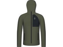 Scott Defined Warm Zip Men's Hoody, douglas green/black