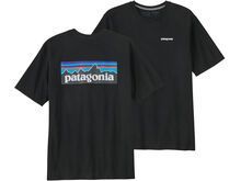 Patagonia Men's P-6 Logo Responsibili-Tee, black