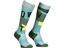 Ortovox Freeride Long Socks Cozy W, ice waterfall
