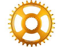 Burgtec Shimano Direct Mount Thick Thin Chainring, burgtec bullion gold