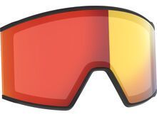 Scott React Ersatzscheibe mit Case, AMP Light Sensitive Red Chrome