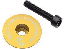 Wolf Tooth Ultralight Stem Cap and Bolt, gold