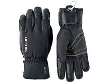 Hestra Army Leather Gore-Tex Short 5 Finger, black/black