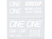 OneUp Components Decal Kit Carbon Handlebar, white