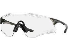 Oakley Cybr Zero Cyber Collection, Clear To Black Iridium Photochromic  / trans grey smoke