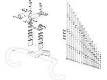 Cube Bracket Set für Lenkeraufsatz Litening Aero
