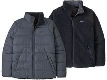 Patagonia Men's Reversible Silent Down Jacket, smolder blue