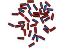 Crankbrothers Pin Kit - 10 mm (40 Stck.), red