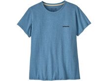 Patagonia Women's P-6 Logo Responsibili-Tee, shore blue