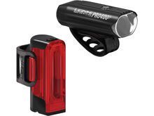 Lezyne Hecto Pro StVZO 400+ / Strip+ StVZO Rear Set, black
