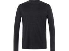 super.natural Casual Rib Bio J LS Herren, jet black