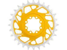 Burgtec 3 mm Offset Thick Thin Chainring SRAM 8-Bolt, bullion