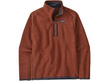 Patagonia Men's Better Sweater 1/4 Zip Fleece, burnished red