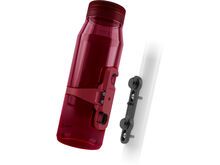 Fidlock Twist Bottle 700 Life + Bike Base, trans. dark red