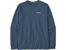 Patagonia Men's Long-Sleeved P-6 Logo Responsibili-Tee, utility blue