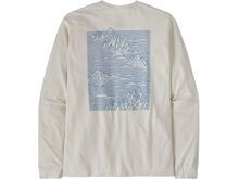 Patagonia Long-Sleeved Strataspire Responsibili-Tee, birch white